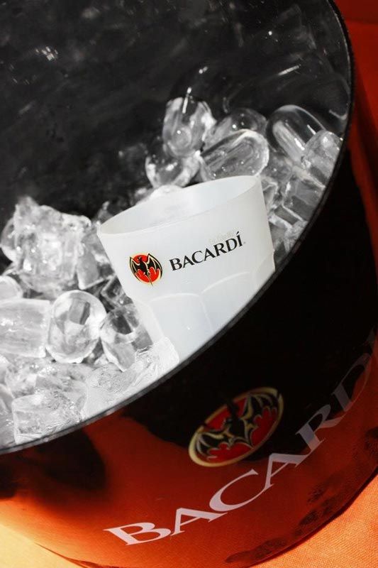 Небьющаяся пластиковая посуда с логотипом для Bacardi